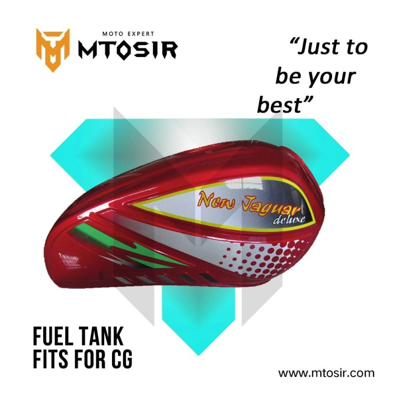 Mtosir Fuel Tank for Honda Cg Bear Cg125 Cg150 Cg200 High Quality Gas Fuel Tank Oil Tank Container Motorcycle Spare Parts Chassis Frame Parts