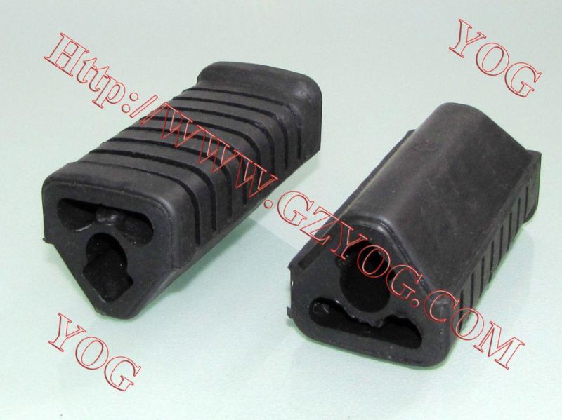 Motorcycle Spare Parts Front Footrest Rubber Dy100 Horse150 Ybr125