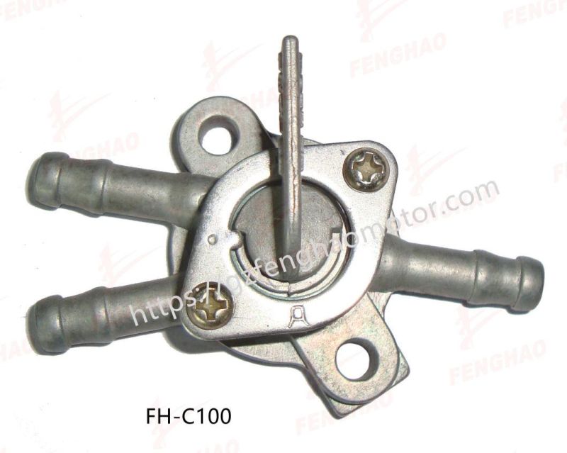 Motorcycle High Quality Spare Parts Fuel Cock Honda C100/Zh125/CB110/Eco100-De Luxe