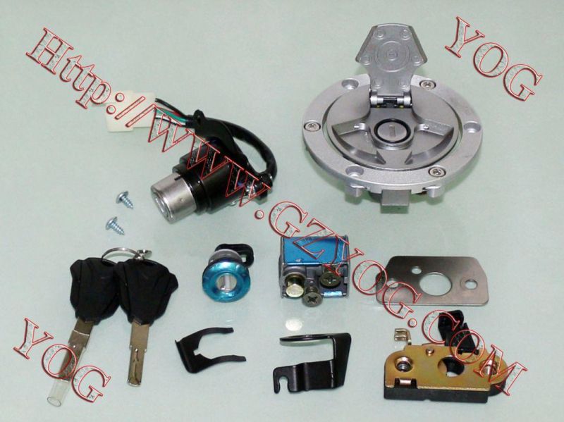 Yog Spare Parts Motorcycle Bajaj Boxer Tvs Key Ignition Switch Bros150 Nxr Cg125 Biz125 Scooter Gy6 Wave110 Ybr125 Ft125 Ds150 Vs90 CS125 Cgl125 Gl125 Titan150