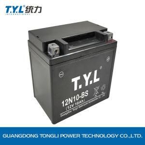 12n10-BS 12V10h Maintenance Free Lead Acid Motorcycle Battery