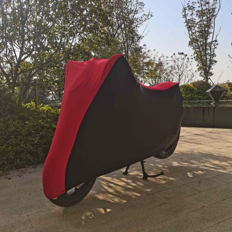 Custom-Fit Dust-Proof Motorcycle Cover Fleece Protection Anti-Scratch Motorbike Cover