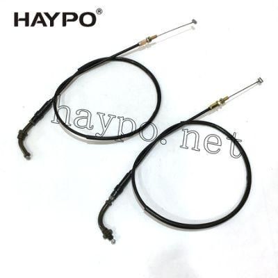 Motorcycle Parts Double Throttle Cable for Suzuki Gxt200 / 58301qmn2000 / 58302qmn2000