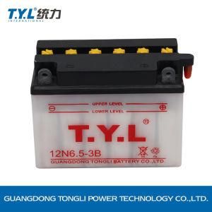 12n6.5-3b 12V6.5ah White Color Water Motorcycle Battery Motorcycle Parts