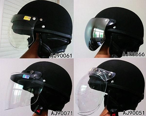 German Style Motorcycle Half Face Helmet with Goggles. Good Sale From China