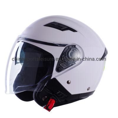 2020 New Style Single Visor Double Visor Half Face Motobike Helmet with ECE Certification