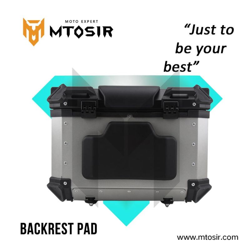 Mtosir Backrest Pad Set High Quality Universal Motorcycle Scooter Rear Confortable Pad Passenger Back Pad Cushion