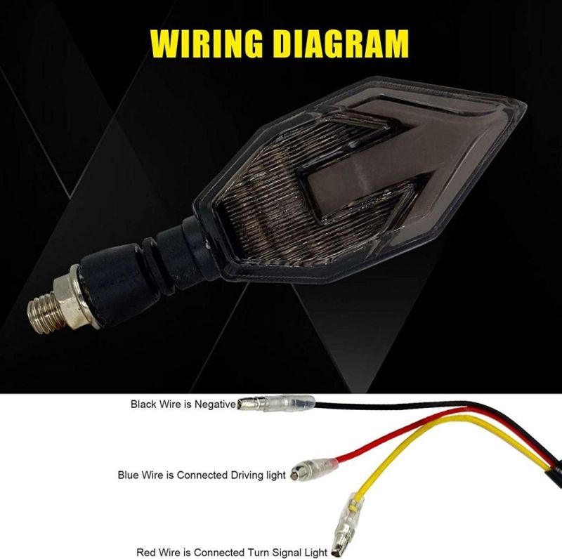 Factory Direct Sale 12V LED Dynamic Turn Signal Light Motorcycle LED Indicator Light