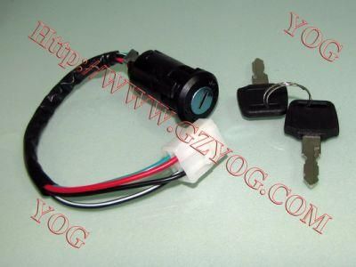 Yog Motorcycle Parts Switch Encendido Ignition Chapa Contacto Switch Italika FT125/150