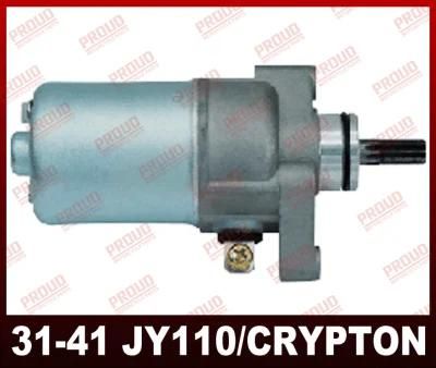 Jy110 Crypton Starting Motor High Quality Motorcycle Spare Parts