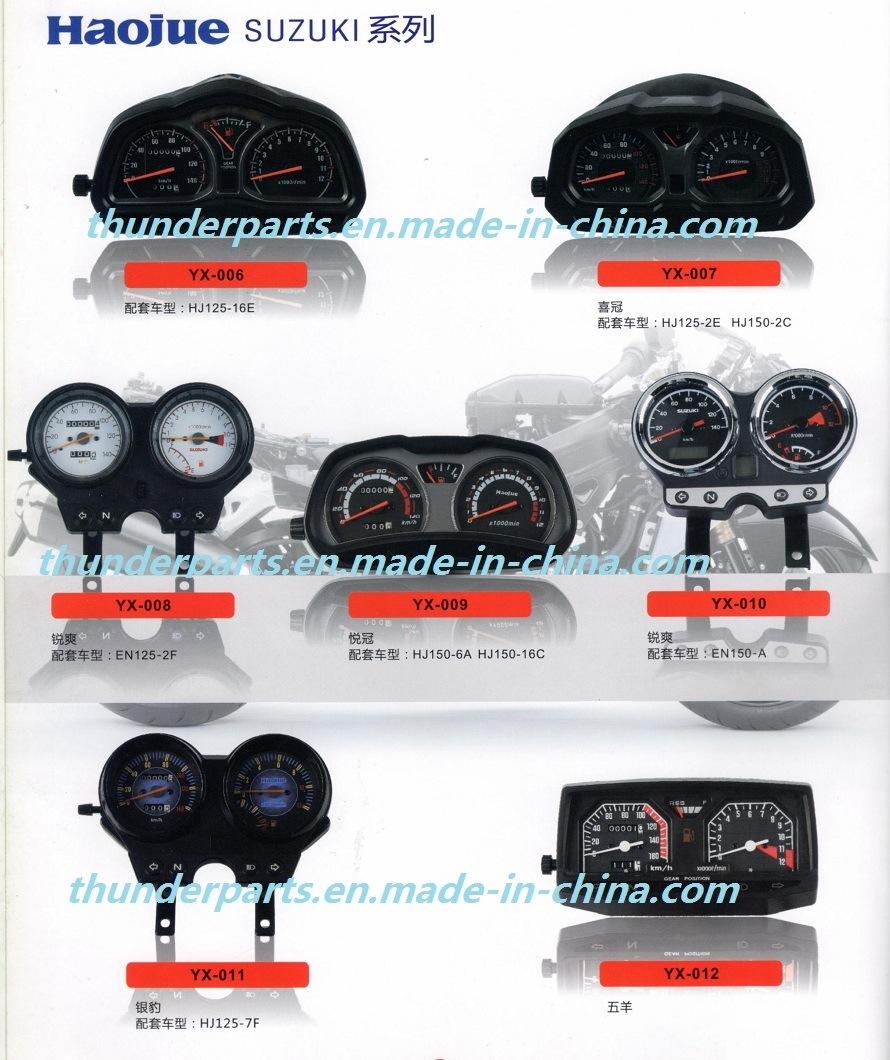Motorcycle Speedometer Assy/Tableros/Velocimetro/Metro Completo XL125 New, En125, An125, GS125, Yes125