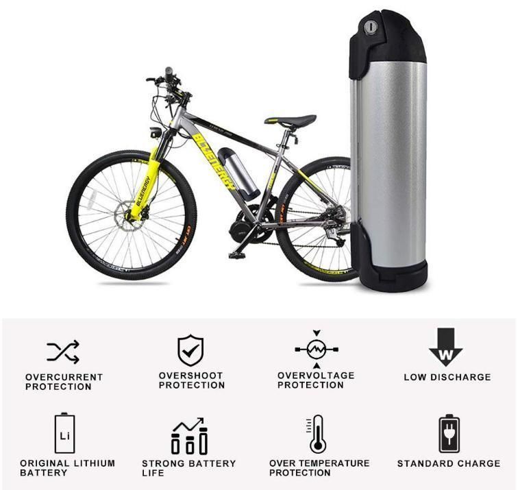 Bateria De Bicicleta 36V 10ah 360wh 5kg Over 1000 Cycle Rechargeable LFP E-Bike Battery with CE/Un38.3/ MSDS 18650 Batterie De Voiture
