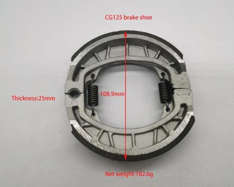 Factory Original Motorcycle Brake Shoe Top Quality Cg125 Brakes