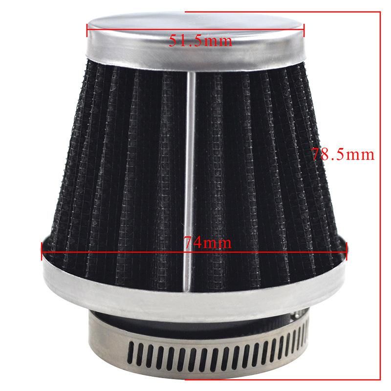 42mm Motorcycle Element Accessories Stainless Steel Air Filter