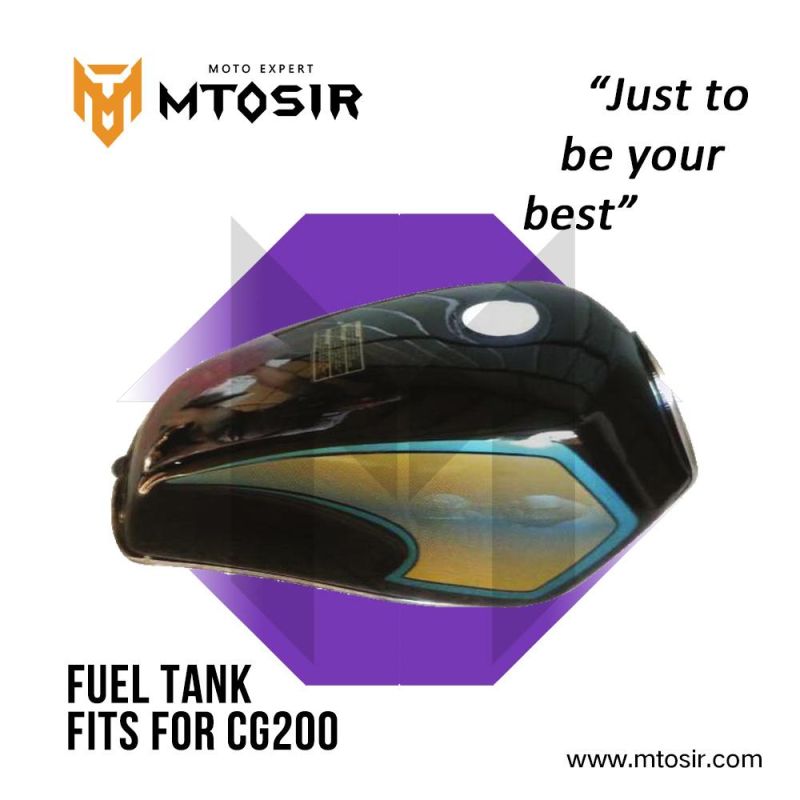 Mtosir Fuel Tank for Honda Cg200 Cg150 Cg125 High Quality Gas Fuel Tank Oil Tank Container Motorcycle Spare Parts Chassis Frame Parts