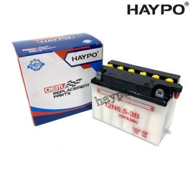 Motorcycle Parts Water Battery for 12n6.5-3b