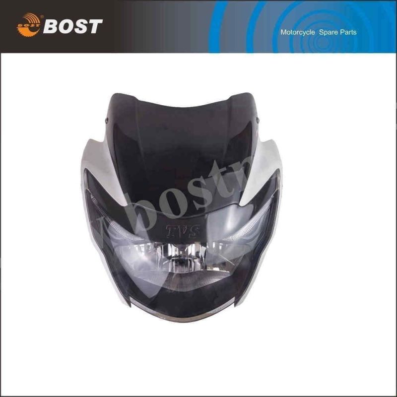 Motorcycle Body Parts Motorcycle Headlight Assy for Tvs Apache RTR 180 Cc Motorbikes