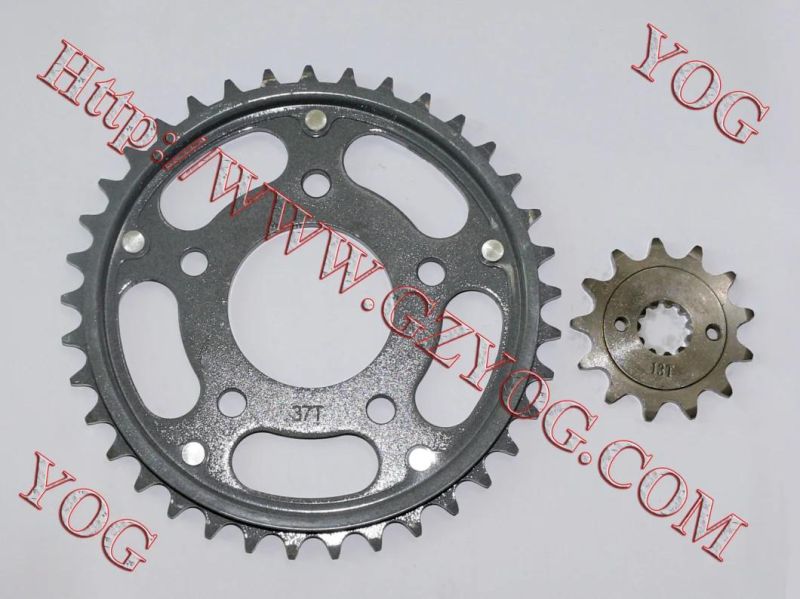 Motorcycle Spare Parts Front Rear Sprocket Sets Bajaj Bm125 Bm150 Boxer