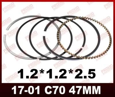 C70/Jh70 Piston Ring High Quality Motorcyle Spare Parts
