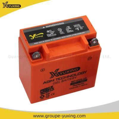 Motorcycle Spare Parts Scooter Engine Maintenance-Free Mf12V9-2A 12V9ah Rechargeable Motorcycle Battery for Motorbike
