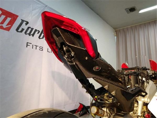 Motorcycle Carbon Fiber Under Tail Cover Accessory Part for Ducati V4