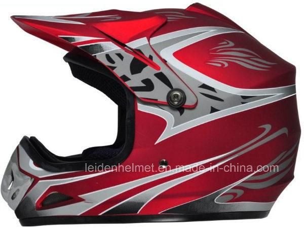 Motocross Fox Helmet with Full Face Shield Visor, Casco Moto. Road-Cross Helmet