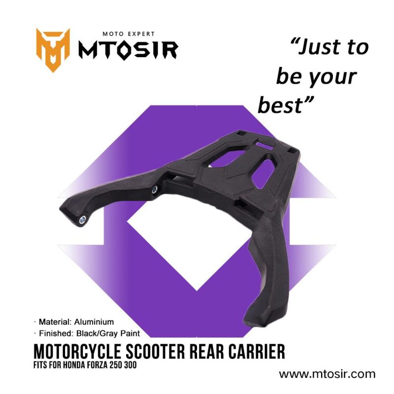 Mtosir Rear Carrier High Quality Motorcycle Scooter Fits for Honda Forza 250 300 Motorcycle Spare Parts Motorcycle Accessories