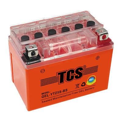 TCS Motorcycle Gel Battery Motorbike GEL-YTZ5S-BS