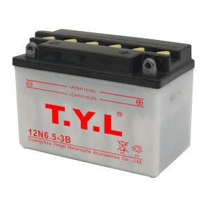 12n6.5-3b 12V6.5ah Dry-Charged Conventional Motorcycle Battery