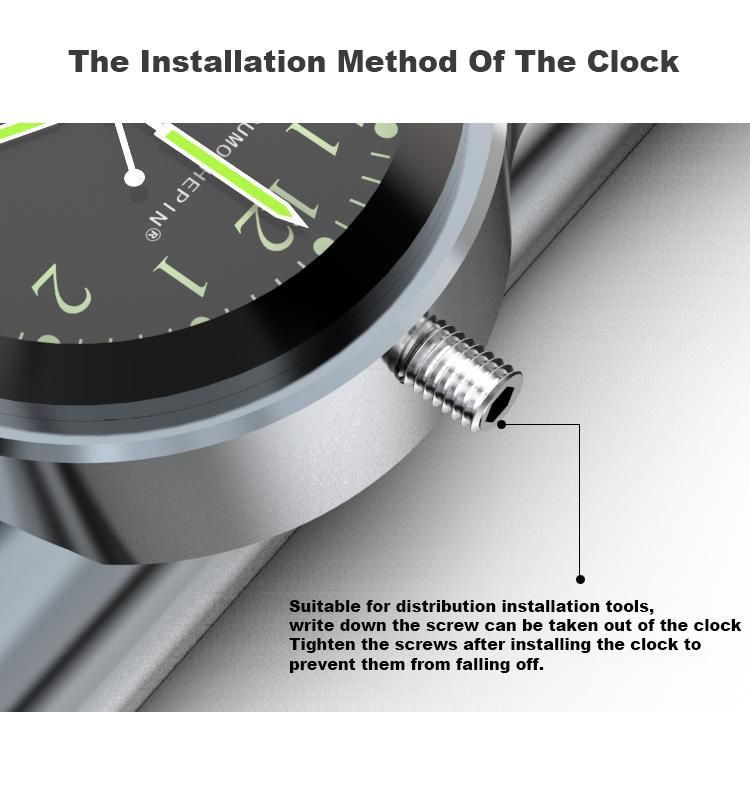 Motorcycle Modified CNC Balance Bar Vehicle Waterproof Luminous Double Clock Time Thermometer for Dirt Bike Accessories