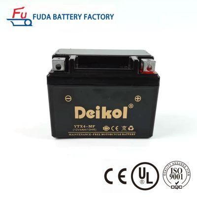 Deikol Ytx4-Mf/BS Lead-Acid Motorcycle Battery