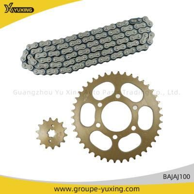 Bajaj100 Motorcycle/Motorbike Spare Parts Sprocket Kit+Chain