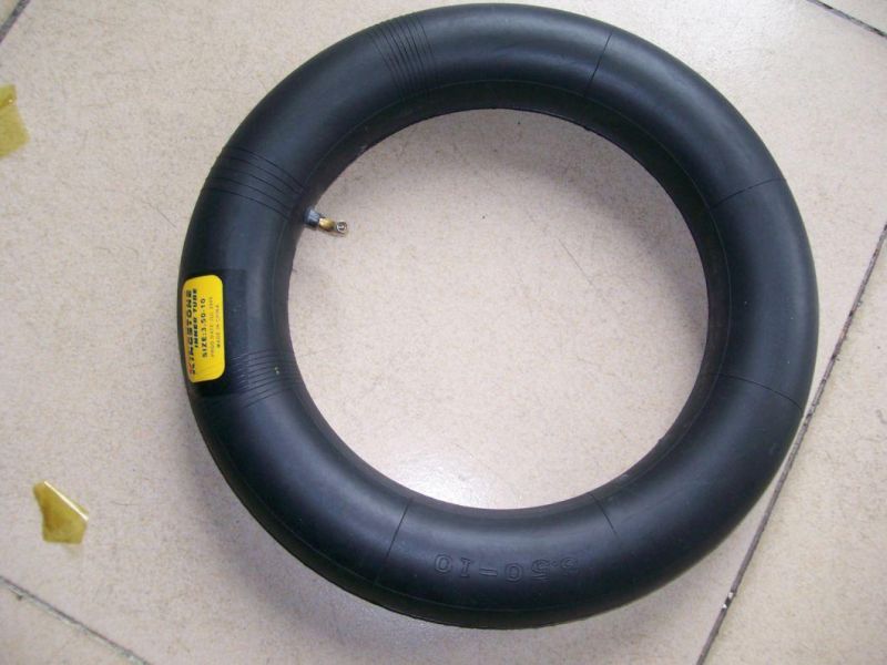 Natural Rubber High Elasticity Good Price High Quality Motorcycle Inner Tube for Motorcycle (3.50-10)