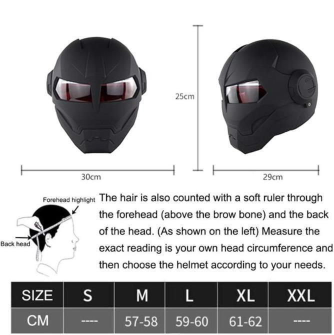 Motorcycle Helmet Personality Cool Full Helmet Retro Helmet