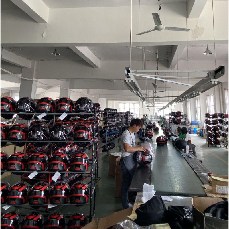 2021 New Design Motorcycle Accessory Safety Protector Fiber Glass Full Face Helmet Half Open Jet Modular Cross with DOT Certificates Double Visors ABS