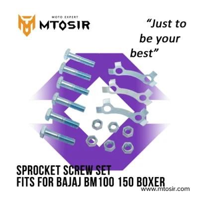 Mtosir High Quality Motorcycle Sprocket Screw Set Fits for Bajaj Bm100 150 Boxer Motorcycle Spare Parts