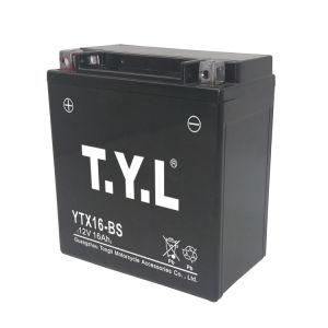 12V16ah Lead-Acid Motorcycle High Performance Long Cycle Life Battery