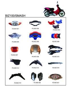 Plastic Parts Headlight Tail Light Body Parts for Motorcycle Biz100/Smash