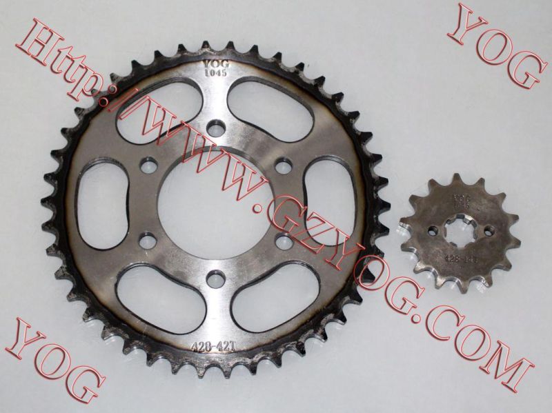 Motorcycle Part Transmission Sprocket Kit Tvs Star Bajaj Boxer