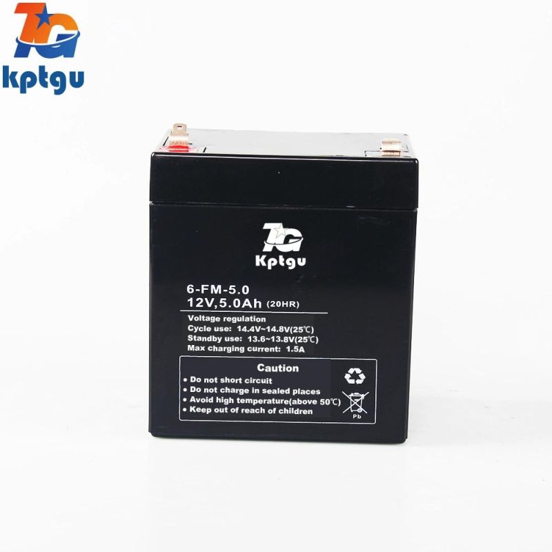 12V5ah 100% Leak-Proof and Spill-Proof to 360° AGM Scooter Battery Rechargeable Lead Acid Motorcycle Battery