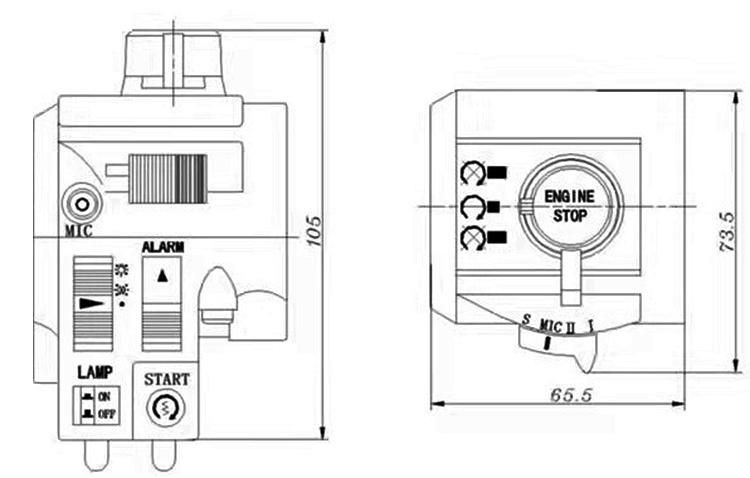 Haibang Motorcycle Combination Switch for Warning Devices