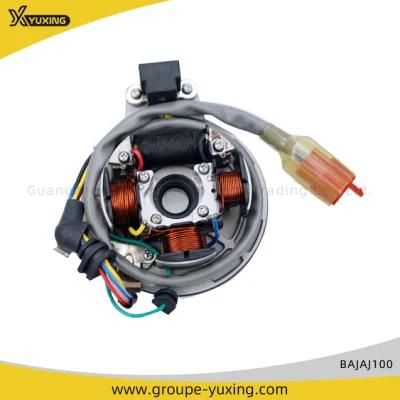 Bajaj 100 Motorcycle Engine Parts Motorcycle Stator Magneto Coil