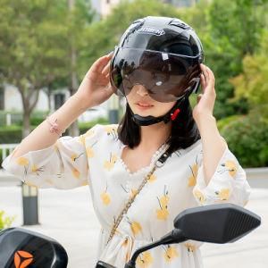 Can Be Customized Four Seasons Motorcycle Helmet Battery Car Helmet for Men and Women