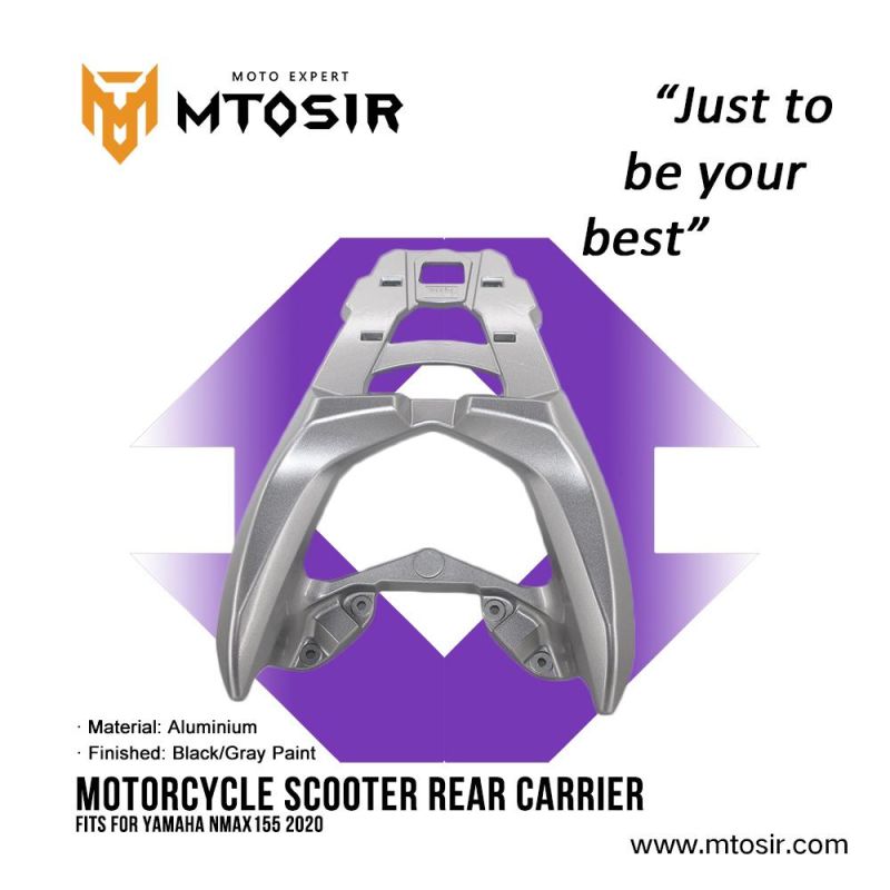Mtosir High Quality Rear Carrier Motorcycle Scooter Fits for YAMAHA Nmax155 2020 Motorcycle Spare Parts Motorcycle Accessories Luggage Carrier