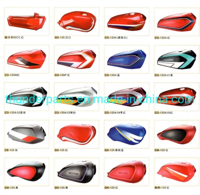 Motorcycle Parts Oil Tank/Fuel Tank Tanque De Gasolina for Wh125 Cbx125 Biz110 Biz125 Jh70