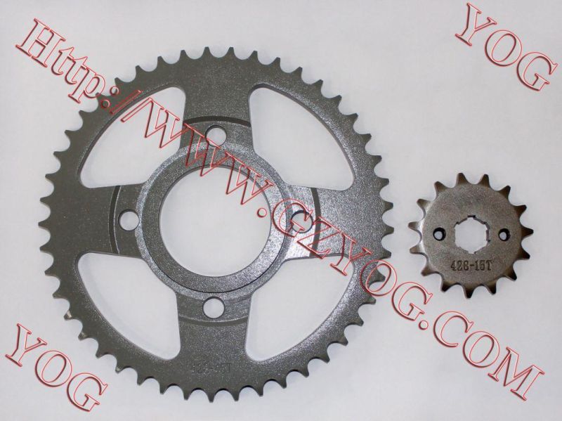 Motorcycle Part Transmission Sprocket Kit Tvs Star Bajaj Boxer