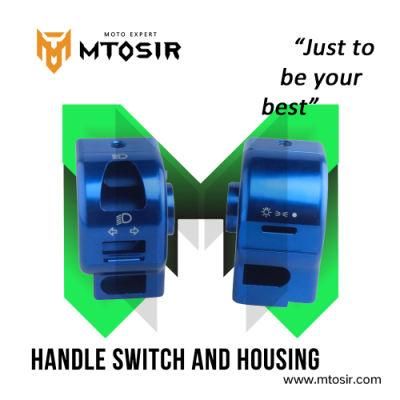 Mtosir High Quality Motorcycle Electrical Handle Switch and Housing Fit for YAMAHA Honda Bajaj Suzuki Motorcycle Accessories Red Blue Orange