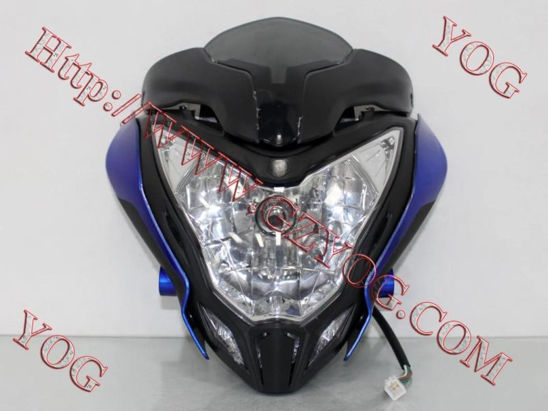 Yog Motorcycle Foco Head Light Headlamp Head Lamp Headlight Tvs Victor Glx125