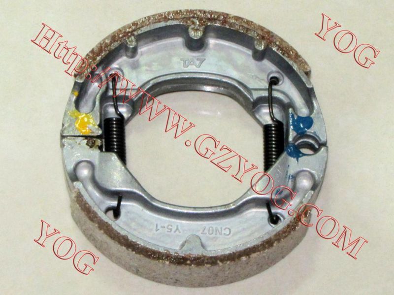 Yog Motorcycle Spare Parts Brake Shoe for Sj-50, Gn125, Bajaj Boxer/Bm150