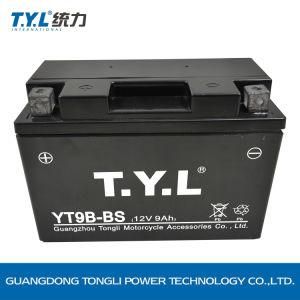 Yt9b-BS 12V8ah Maintenance Free Lead Acid Motorcycle Battery with Factory Price Motorcycle Parts